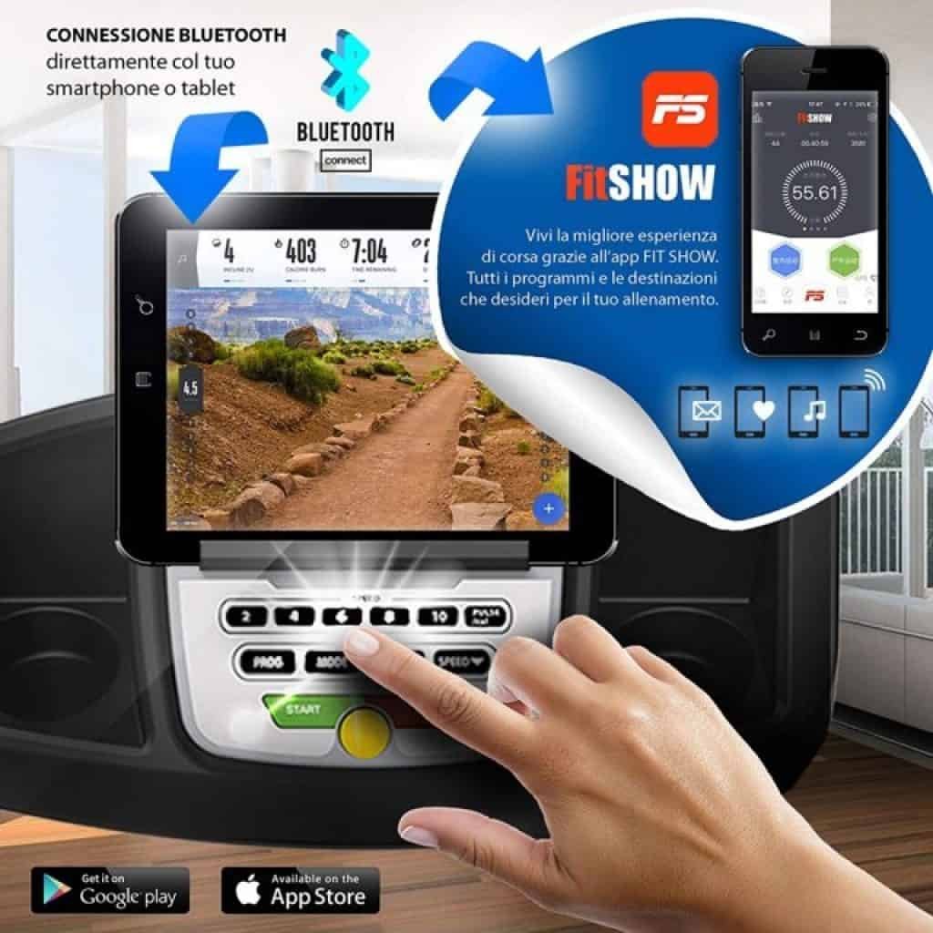 Sixtus tapis roulant app fitshow